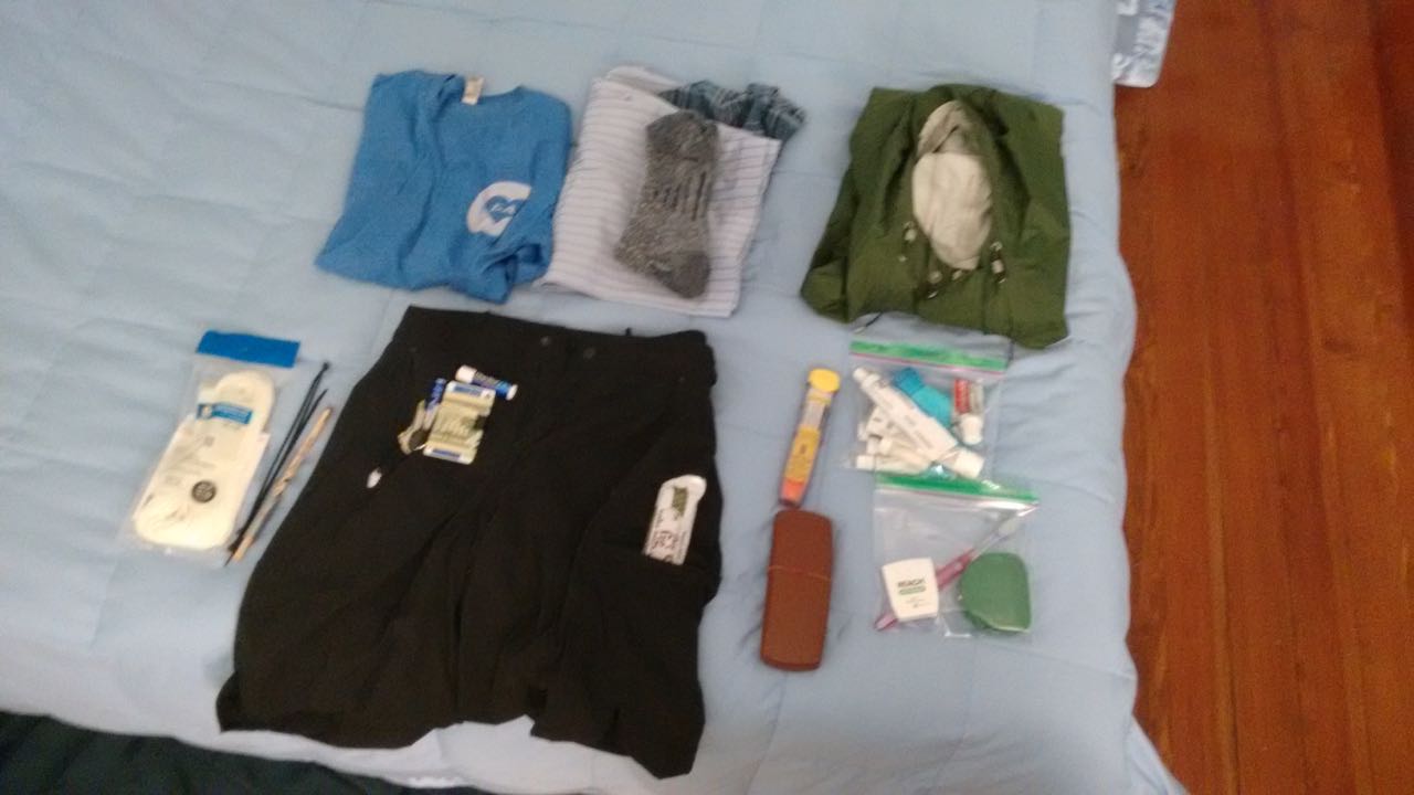 A very lightweight pack.